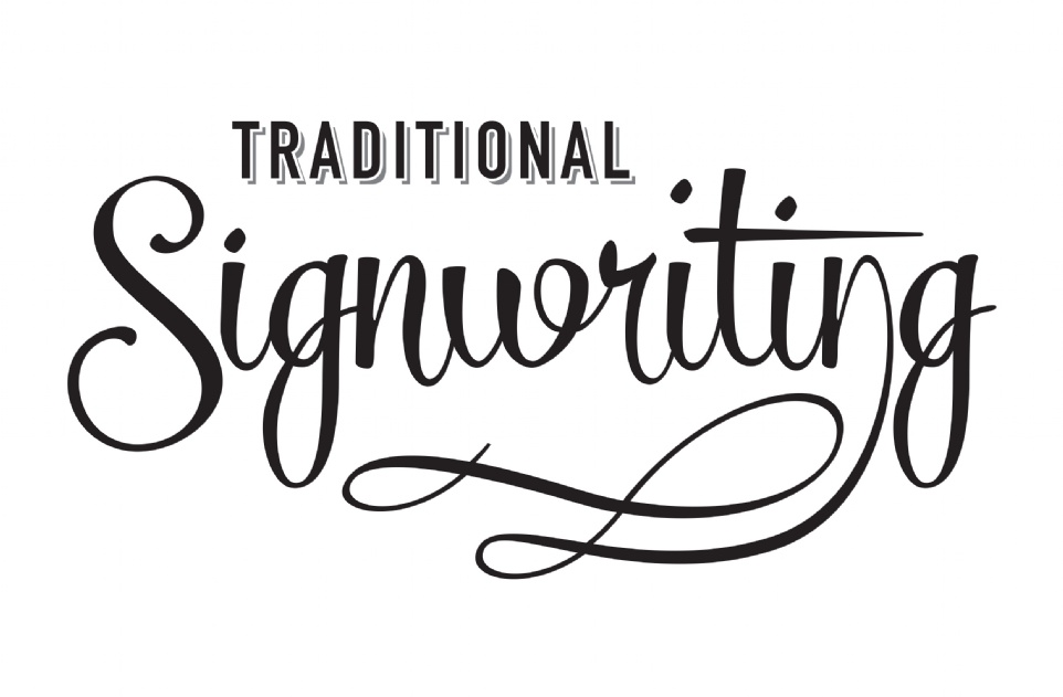 Fresh Graphics Traditional Sign Writer Brand Newman+Eastwood